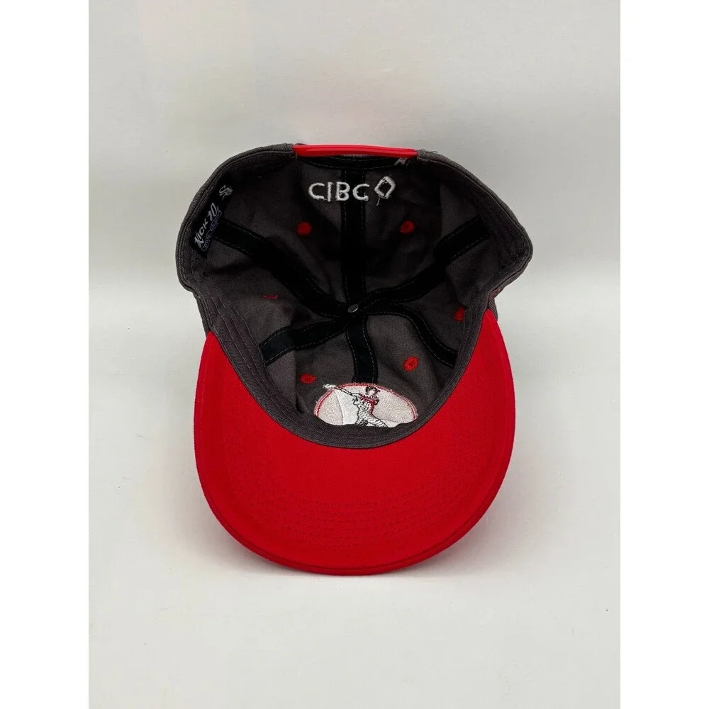 Chicago White Sox Kick 10 Pro Gear Snapback Hat Two-Tone Red Gray Adjustable